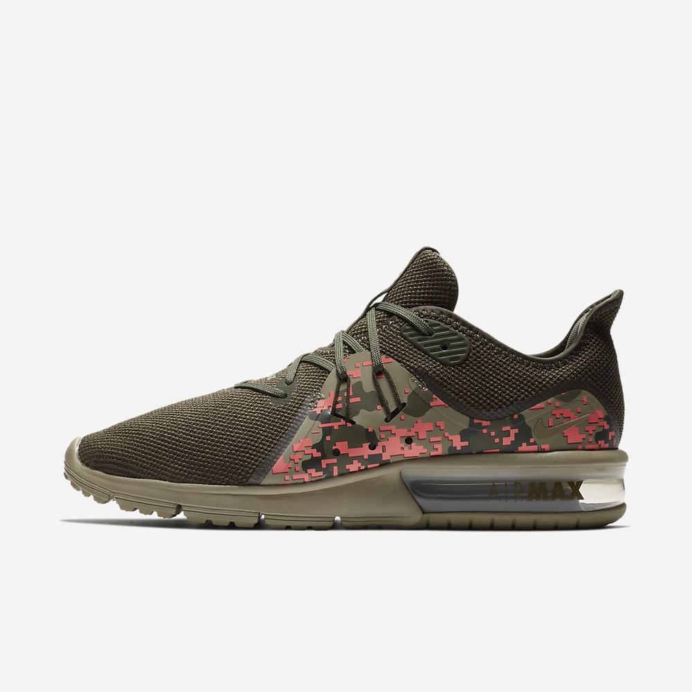 Sneakers Nike Air Max Sequent 3 C Vert Kaki 2165-970 Neutral Olive/Cargo Khaki/Hot Punch/Neutral Olive Homme | FAM-92804623